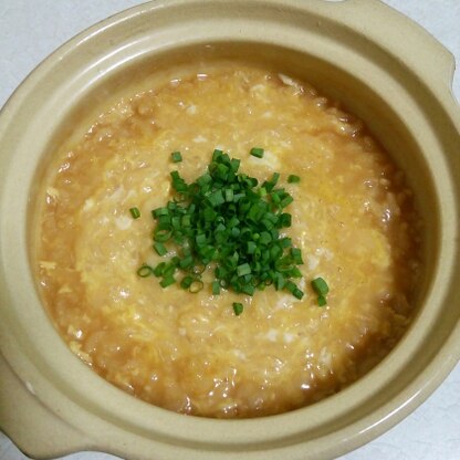 釜たまチキンラーメンをよく作るのでその余分なスープで☆麺だけだと物足りないので嬉しいレシピです♪美味しかったのでこれからも釜たまの〆にいただきます(*´∀`)♪